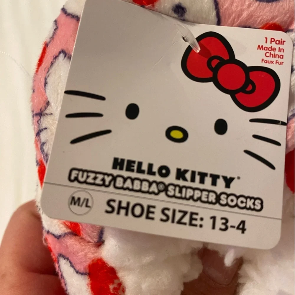 Slipper Socks Care Bears & Hello Kitty set (2 pair)